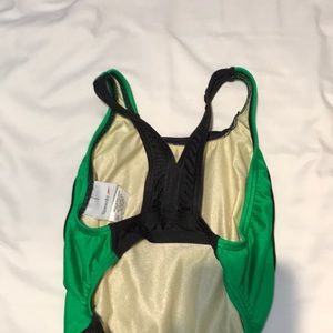 Speedo Swim - Green and black Speedo training bathing suit Speedo Swim - Green and black Speedo training bathing suit